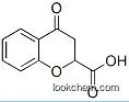 Molecular Structure of 51048-00-1 (3,4-Dihydro-4-oxo-2H-1-benzopyran-2-carboxylic acid)